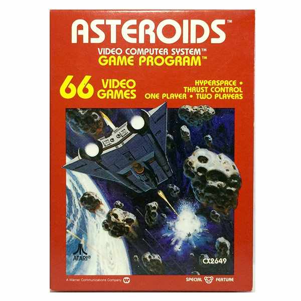 Asteroids Atari 2600 Game Cartridge