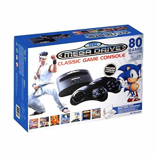 CLASSIC GAME CONSOLE SEGA GENESIS 80 GAMES