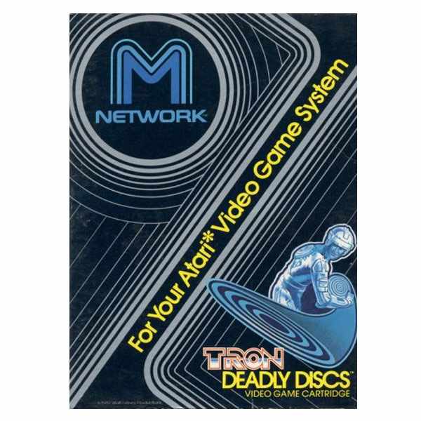 TRON Deadly Discs Atari Game Cartridge