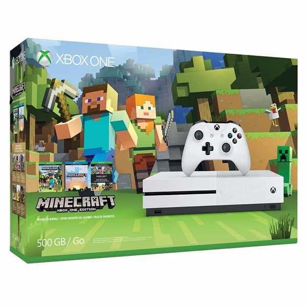 Xbox One S 500GB Console - Minecraft Bundle - Bundle Edition